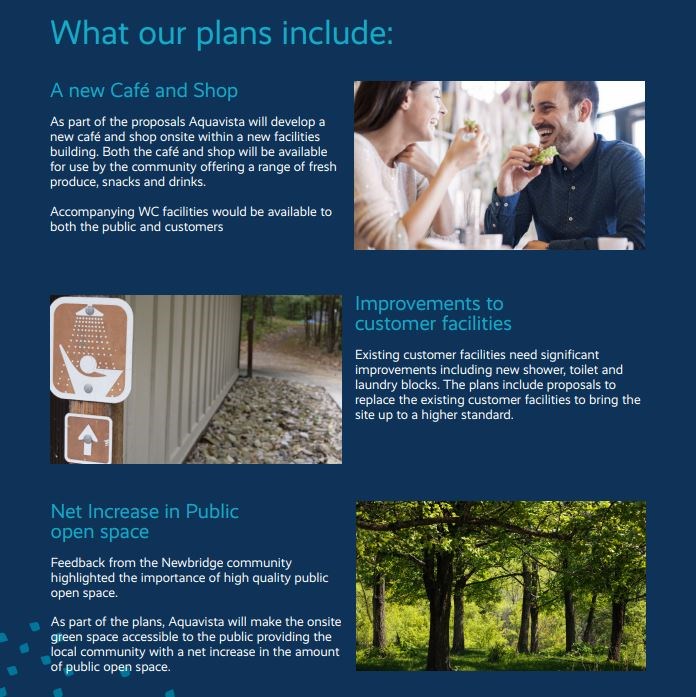 As part of the proposals Aquavista will develop a new café and shop onsite within a new facilities building. Both the café and shop will be available for use by the community offering a range of fresh produce, snacks and drinks.