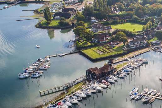 Yachts at the Chichester Yacht Club.